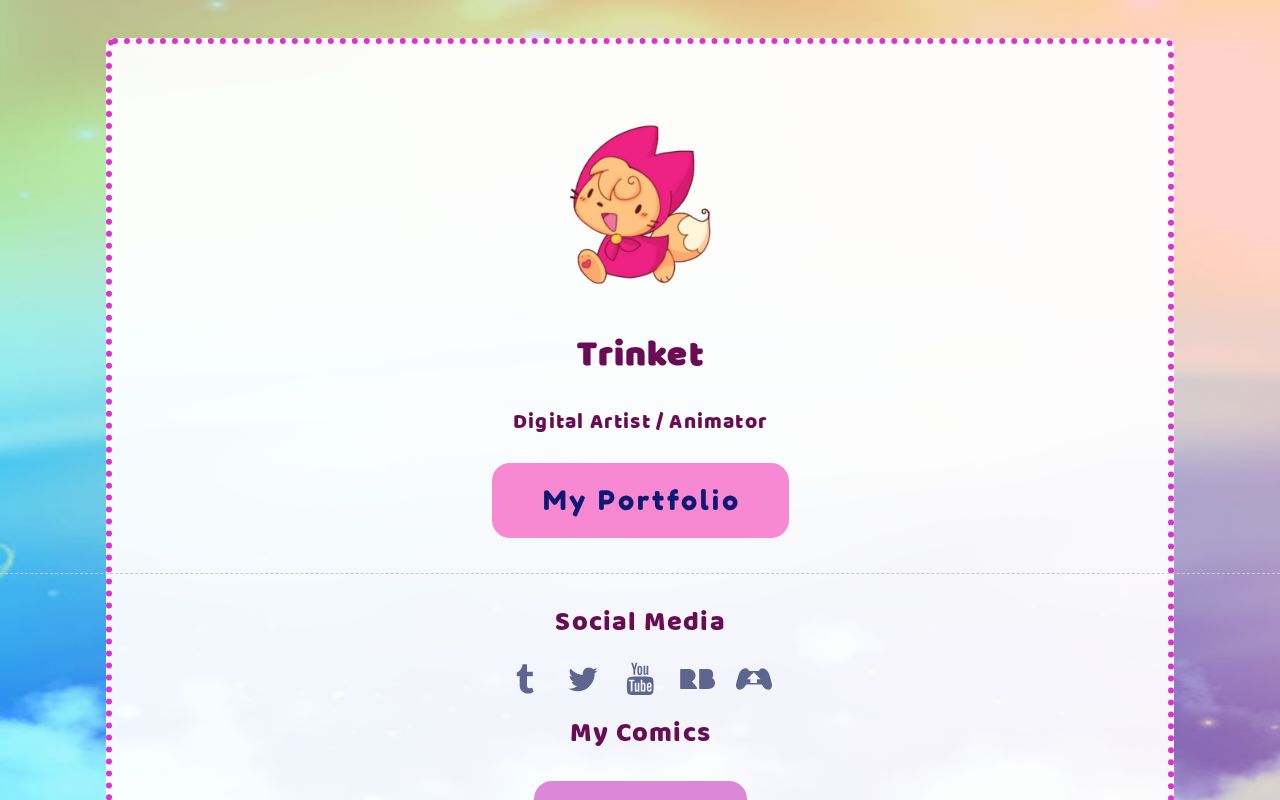 Carrd profile picture for @trinket